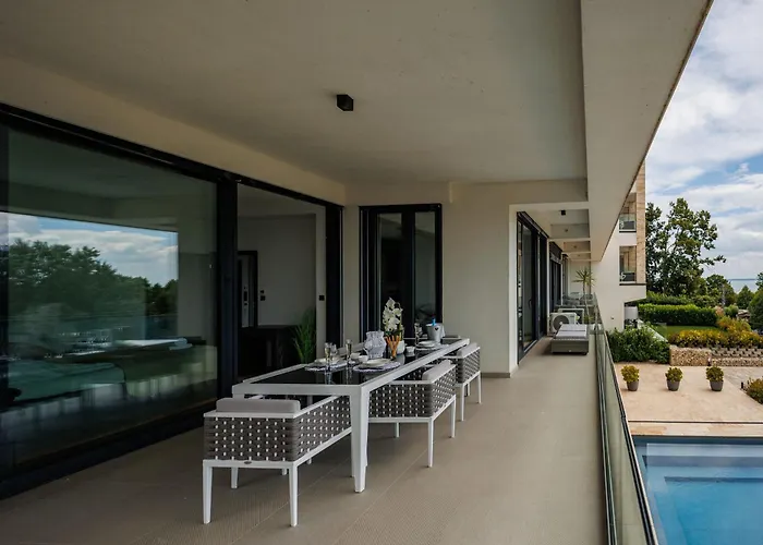 アパート Panorama Corner - Pool, Sauna, Parking