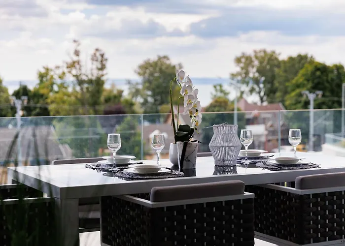 アパート Panorama Corner - Pool, Sauna, Parking