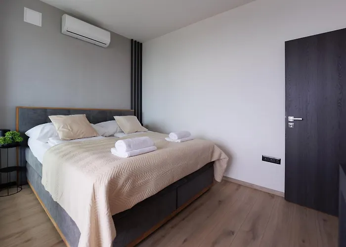 アパート Panorama Corner - Pool, Sauna, Parking